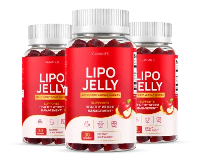 LipoJelly Apple Cider Vinegar gummies bottle