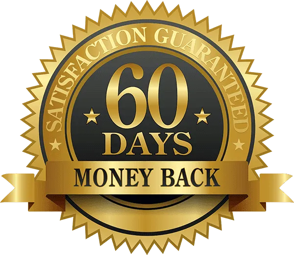 LipoJelly 60-day money-back guarantee seal